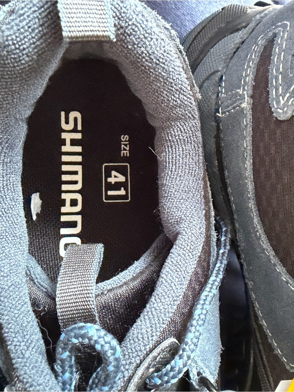 Shimano Unisex Black and Blue Mountain Bike SPD Cycling Shoes